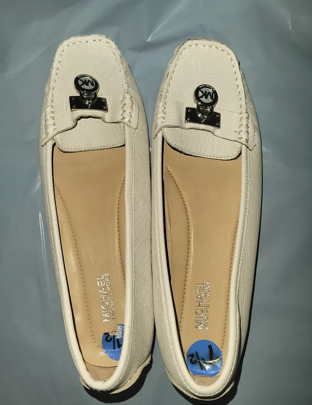 Michael Michael Kors Women's Loafers Size 7.5 Padlock Loafers - Picture 3 of 11